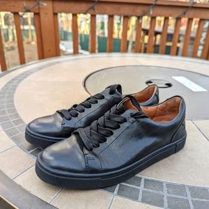 Frye Black Leather Oxfords 7.5